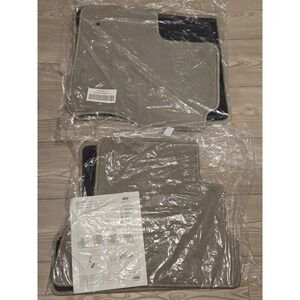 Ford C520 Stone Tan 4 Piece Front Floor & Back Mat Set CJ54 AA31TC NOS Carpet